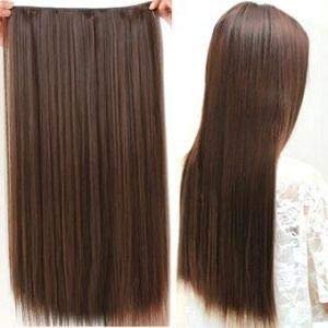 Paradise® 5 Clips ¾ Head Straight 1 Piece Hair 
