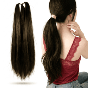 Paradise Braid Hair Extensions Parandi Choti Synthetic Hair Paranda, Dark Brown